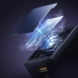 Baseus EnerFill FE11 3-in-1-Schnellladeger&auml;t f&uuml;r die Wandmontage 2x USB-C / USB-A 100W - Schwarz