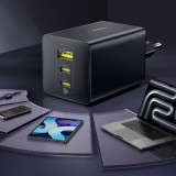 Baseus EnerFill FE11 3-in-1-Schnellladeger&auml;t f&uuml;r die Wandmontage 2x USB-C / USB-A 100W - Schwarz