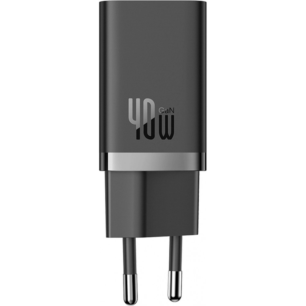 Baseus GaN5 Pro 40W Schnellladeger&auml;t 2x USB-C - Schwarz