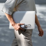 Baseus 7-in-1 Metall Glanz Hub HDMI 4K 60Hz USB-C mit 3x USB 3.0 / USB-C PD / SD / microSD - Grau