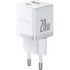 Baseus Palm 20W USB-C / USB-A Schnellladeger&auml;t Wandladeger&auml;t kompakt - Weiss
