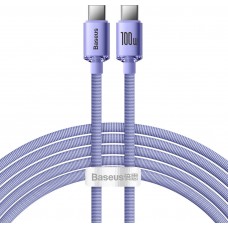 Baseus USB-C zu USB-C PD QC Kabel 100W 5A 480Mb/s (2 m) - Lila