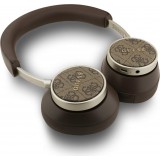 Casque Bluetooth Guess 4G Classique Logo ENC 45h d'autonomie - Brun