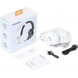 Tronsmart SOUNDFII Q20S Hybrid ANC Bluetooth Kopfhörer mit aktiver Geräuschunterdrückung - Weiss