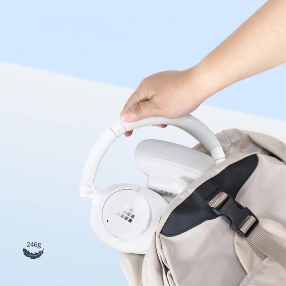 Tronsmart SOUNDFII Q20S Hybrid ANC Bluetooth Kopfhörer mit aktiver Geräuschunterdrückung - Weiss