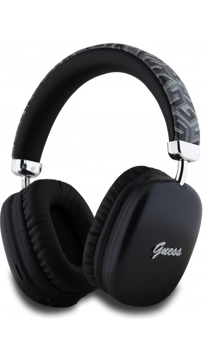 Over-Ear Kabelloser Kopfhörer Guess G Cube Script Logo Hochwertiger Audio (USB-C) - Schwarz