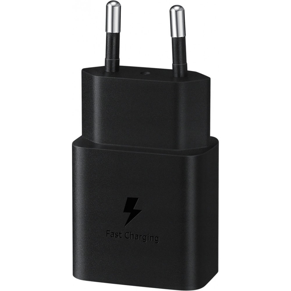 Samsung EP-T1510NBEGEU USB-C 15W PD AFC Schnelllade-Adapter Wandladeger&auml;t - Schwarz