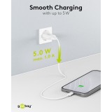 Goobay USB-A Ladeger&auml;t 5W Kompaktes Wandladeger&auml;t USB - Weiss