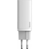 Baseus GaN2 Lite 65W USB-A / USB-C Schnellladegerät Quick Charge 3.0 Power Delivery - Weiss