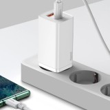 Baseus GaN2 Lite 65W USB-A / USB-C Schnellladegerät Quick Charge 3.0 Power Delivery - Weiss