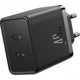 Chargeur rapide double USB-C (2x) 40W Joyroom JR-TCF09 - Noir