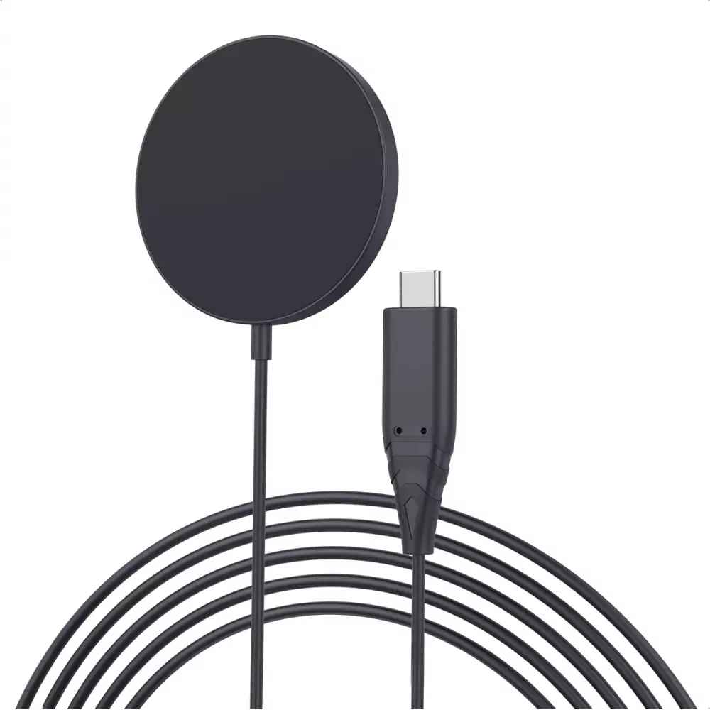 Chargeur sans fil magnétique Choetech 15W MagSafe compatible iPhone - Noir