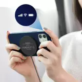 Chargeur sans fil magnétique Choetech 15W MagSafe compatible iPhone - Noir