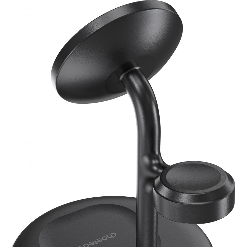 Choetech T585-F - Magnetische 3-in-1 Wireless Lade Station für iPhone / AirPods Pro / Apple Watch - Schwarz