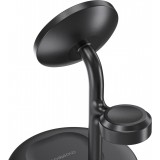 Choetech T585-F - Magnetische 3-in-1 Wireless Lade Station für iPhone / AirPods Pro / Apple Watch - Schwarz