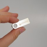 Ultra-leichte silberne USB-Stick PhoneLook Kompakt und tragbar - 128GB - Silber