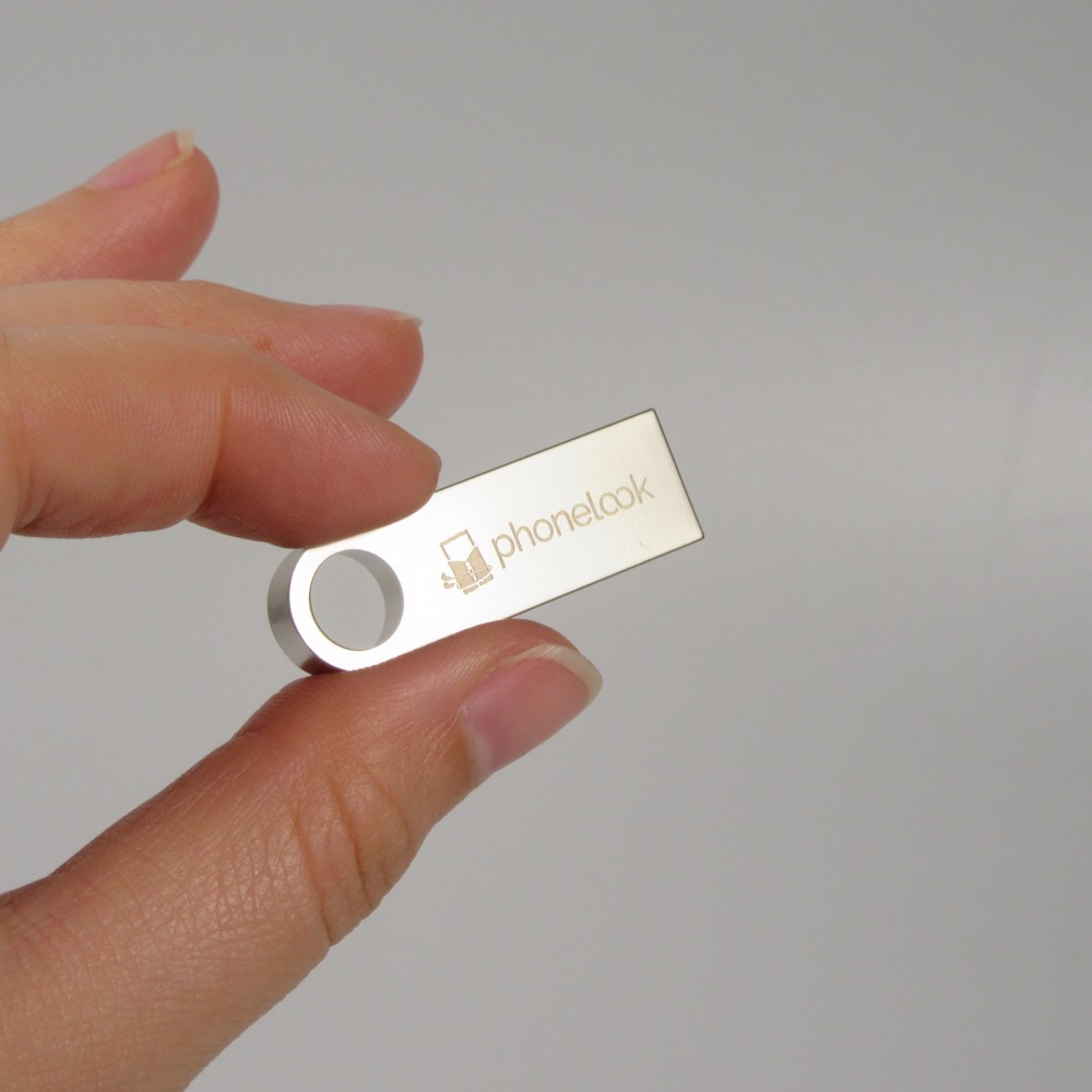 Ultraleichte silberne USB-Stick – Kompakt und tragbar - 8GB - Silber