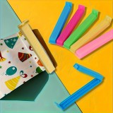 Clips de fermeture alimentaire pour sachets de nourriture en silicone flexible (set de 10 pi&egrave;ces) - Multicolore