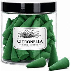 C&ocirc;nes d&rsquo;encens citronnelle premium faits main longue dur&eacute;e anti-moustique pour ext&eacute;rieur id&eacute;al pour l'&eacute;t&eacute; - Vert