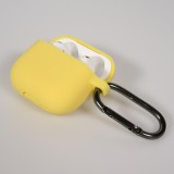 AirPods 4 Case H&uuml;lle - Bunte Silikon Schutzh&uuml;lle weich und stylisch - Gelb