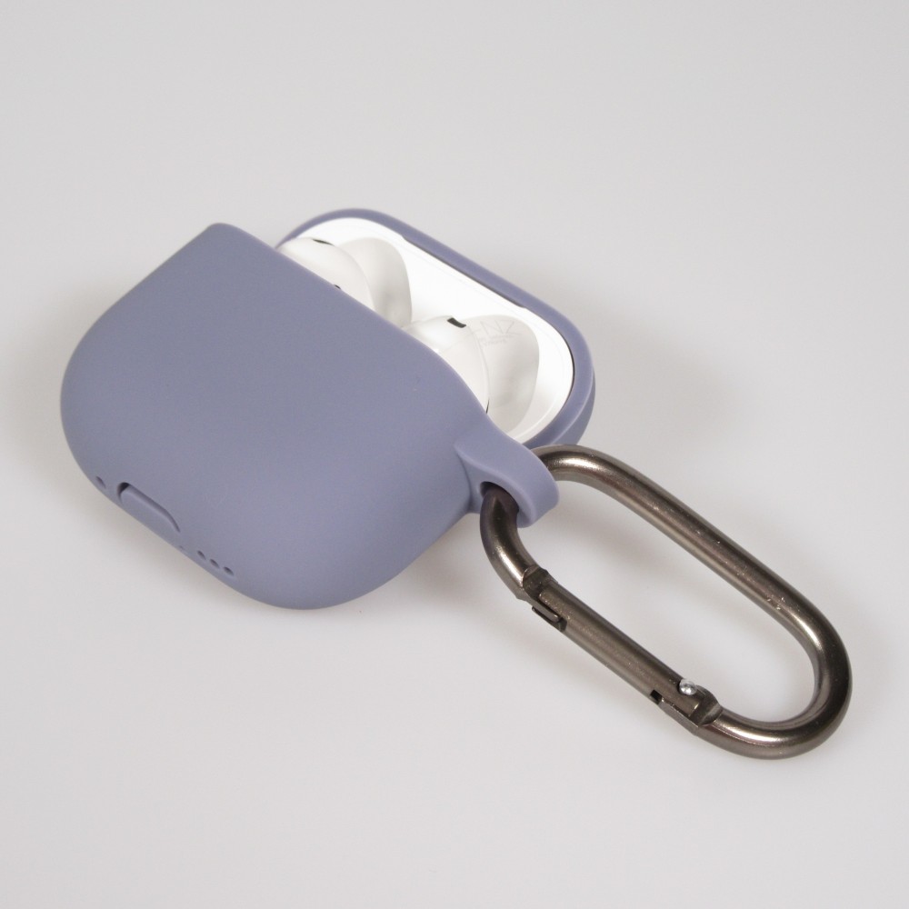 AirPods 4 Case H&uuml;lle - Bunte Silikon Schutzh&uuml;lle weich und stylisch - Violett