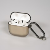 AirPods 4 Case Hülle - Transparentes TPU-Silikon - Braun