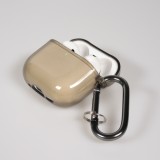 AirPods 4 Case Hülle - Transparentes TPU-Silikon - Braun