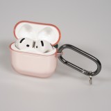 AirPods 4 Case H&uuml;lle - Transparentes TPU-Silikon - Rosa