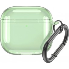 AirPods 4 Case Hülle - Transparentes TPU-Silikon - Grün