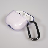 AirPods 4 Case Hülle - Transparente TPU Silikon - Violett