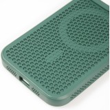 iPhone 15 Pro Max Case Hülle - Ultra-leicht und luftig mit MagSafe-kompatiblem Gitterdesign - Grün
