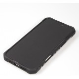 iPhone 16 Case H&uuml;lle - Armor mit Silikon-Eckschutz und St&uuml;tzring - Silber