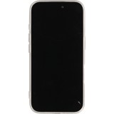 iPhone 16 Case Hülle - Industrieller Vintage Rost-Effekt aus hartem Silikon - Blau