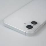 iPhone 16 Plus Case Hülle - Ultraflaches matte semi-transparente Kunststoff - Weiss