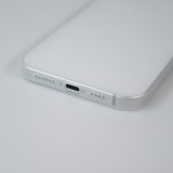 iPhone 16 Plus Case Hülle - Ultraflaches matte semi-transparente Kunststoff - Weiss