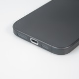 iPhone 16 Plus Case Hülle - Ultraflaches matte semi-transparente Kunststoff - Schwarz