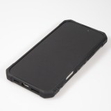 iPhone 16 Pro Case H&uuml;lle - Armor Silikon-Ecken-Schutz mit St&uuml;tzring - Dunkelblau