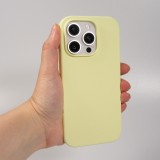 iPhone 16 Pro Max Case H&uuml;lle - Soft Touch - Gelb