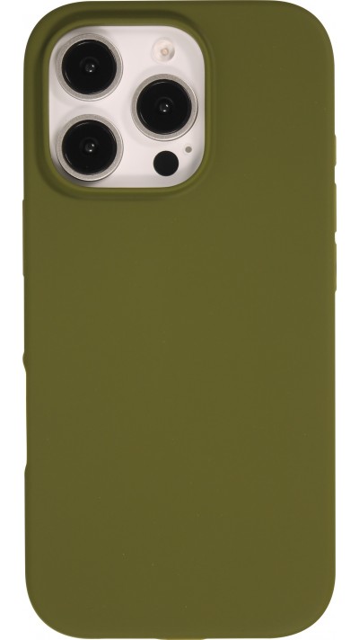 iPhone 16 Pro Max Case Hülle - Soft Touch - Militärgrün