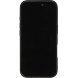 iPhone 16 Pro Max Case Hülle - Transparente Minimalistisch mit Drehring und Verstärkten Kanten - Schwarz