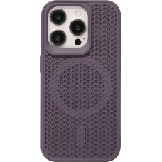iPhone 15 Pro Max Case Hülle - Ultra-leicht und luftig mit MagSafe-kompatiblem Gitterdesign - Violett