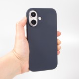 iPhone 16 Case H&uuml;lle - Soft Touch - Dunkelblau