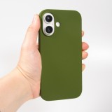 iPhone 16 Case H&uuml;lle - Soft Touch - Milit&auml;rgr&uuml;n