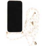 Samsung iPhone 16e Case Hülle - Bio Eco-Friendly Vegan mit Handykette Necklace - Weiss