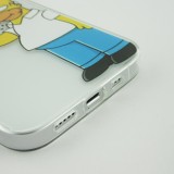 iPhone 16e Case Hülle - Gummi cartoon Homer Simpson