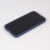 Hülle iPhone 17e / 16e - Gummi Herz blau