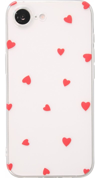 iPhone 16e Case Hülle - Gummi kleines Herz