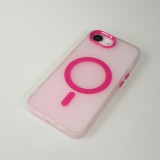 iPhone 16e Case Hülle - Jelly Color MagSafe - Semi-transparent Rosa - Rosa