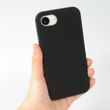 iPhone 16e Case Hülle - Sanfter Griff - Schwarz