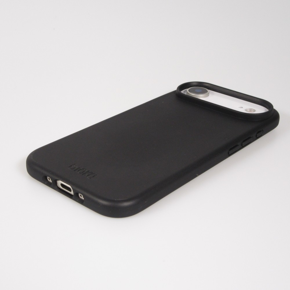 iPhone Air Case Hülle - Bioka Biologisch Abbaubar Eco-Friendly Kompostierbar - Schwarz